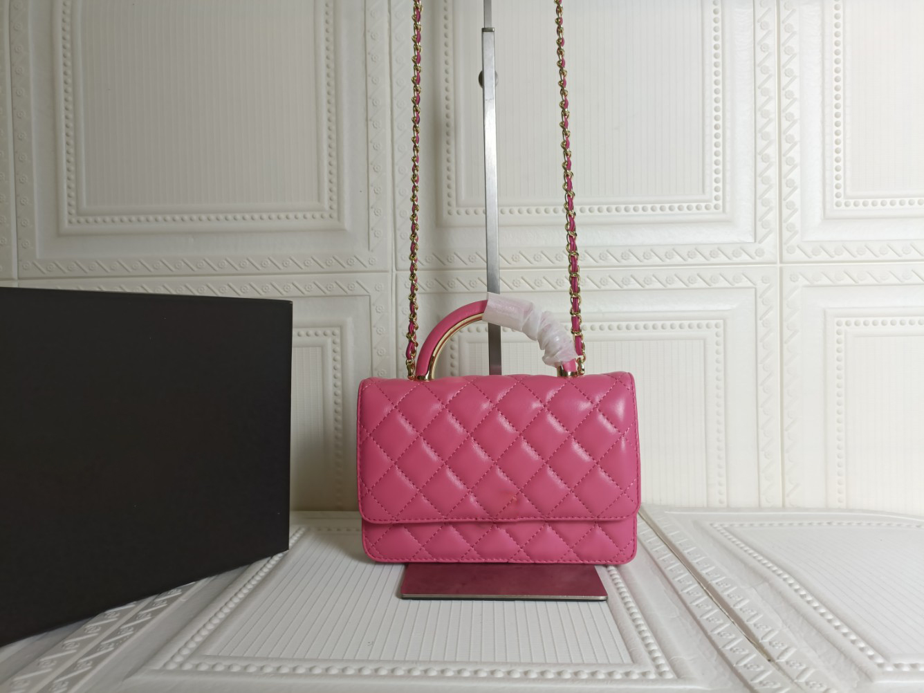 

new 5A quality Ladies splicing design shoulder bag versatile fashion channel Soulder Bags Casual Canvas Handbags Designer Letters Brand Shoulders Purse, White