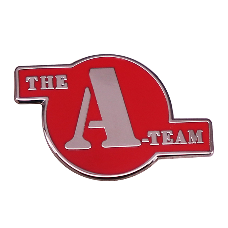 

The A-Team Logo Brooch 1983 Adventure Action Movie Poster Inspiration Badge Vintage Button Enamel Pin, As picture