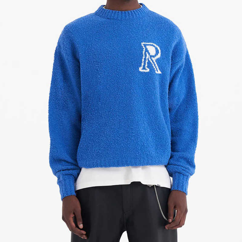 

REPRREESENT R Knitting Sweater Man Women Fashion Crew Neck Coat Highstreet Hip Hop FZMY0265, Brown