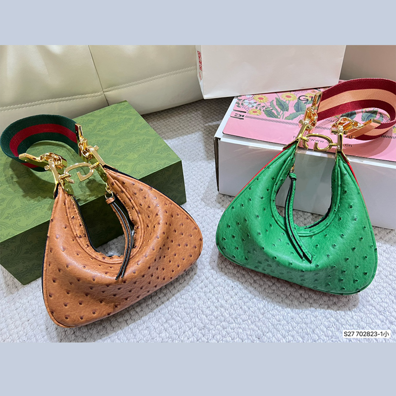 

5A Totes Luxury Attache handbag Leather woven base shoulder bag for women fashion and leisure armpit bag with holes large capacity green khaki