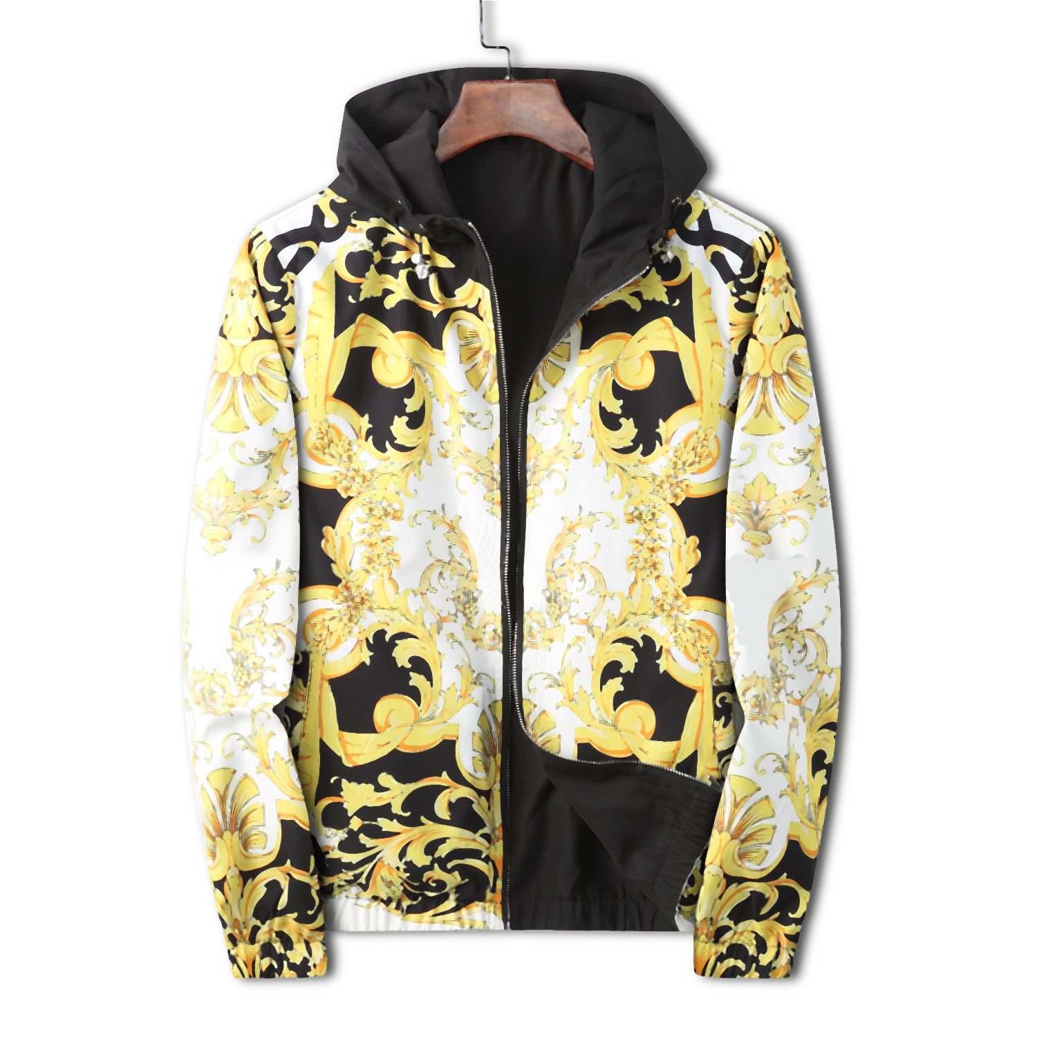 

Fashion Jackets Mens Coats Hip Hop Streetwear Casual Jacket Men Outerwear Long Sleeves Hooded Windbreaker, 13