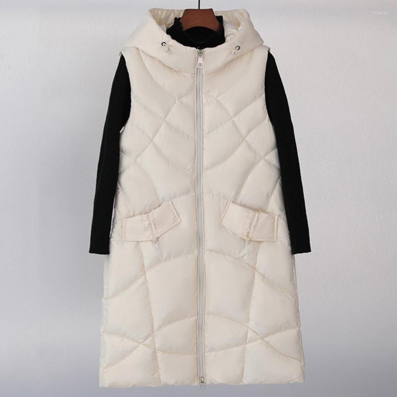 

Women's Vests Chic Winter Vest Thick Slim Fit Padded Zip Up Casual Women Keep Warm, Black