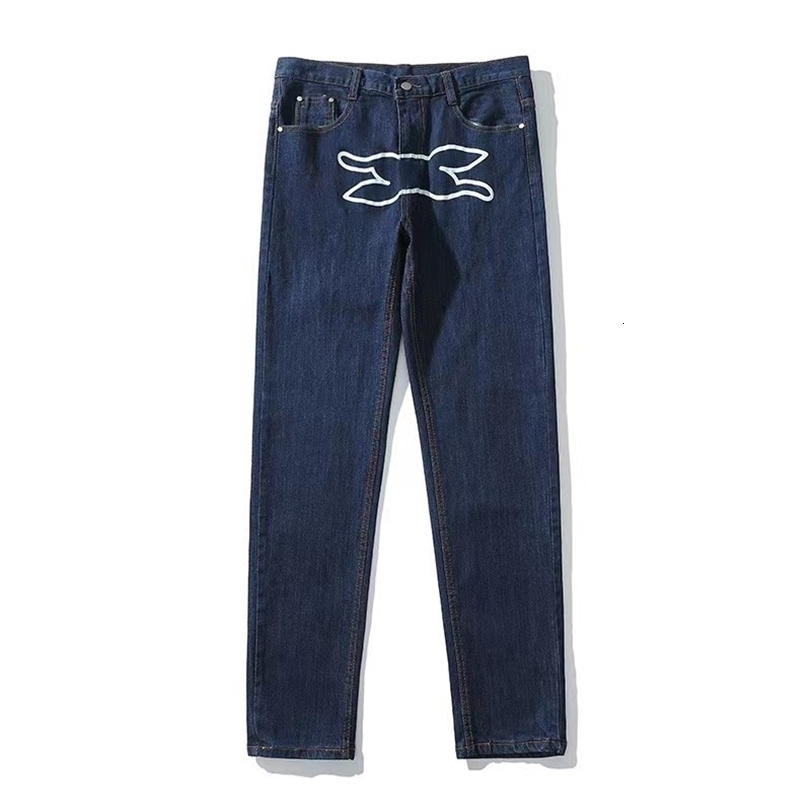 

Mens Jeans Oversized Retro Gothic Embroidery Washed Blue Denim Trousers Harajuku Straight Casual Couple Loose Jean Pants 221113