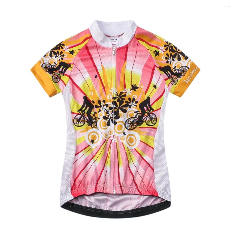 

Racing Jackets Women' Cycling Jersey Short Sleeve Pro Clothing Quick Dry MTB 2022 Bike Anti-UV Bicycle Shirt Tops, Color 17