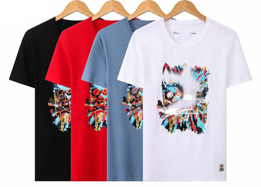 

Mens Psycho Bunny Designer T Shirt Casual Man Womens Tees With Letters Print Short Sleeves Top Sell Luxury Men Hip Hop clothes M-XXXL #02, Customize