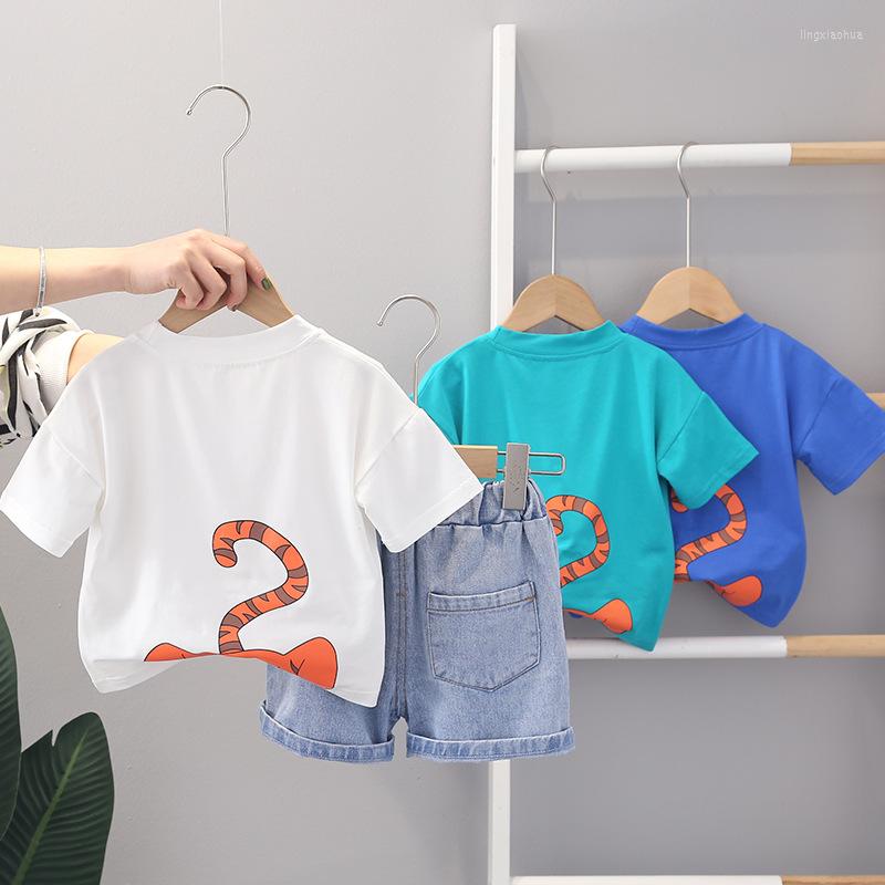 

Clothing Sets Children's Wear Boys Short Sleeve Tshirt And Shorts Summer 2022