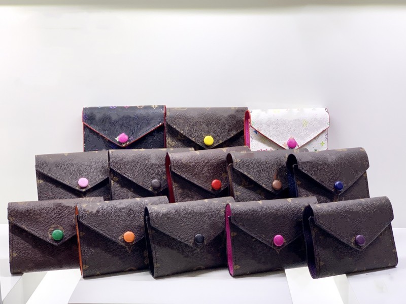 

CC HighQuality Luxurys Designers Wallets Purse Bag Fashion Short Victorine Wallet flower Monograms Empreinte Classic Pallas Card Holder Zippy Coin Purses handbag, Extra freight