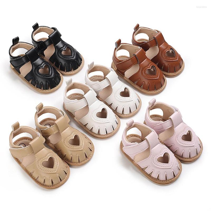 

First Walkers -14M Summer Baby Boys Girls Infant Toddler Non-slip Flat Soft-sole Crib Shoes Children's Moccasins Sandal, Black