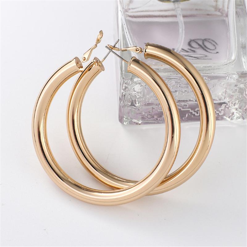 

Dangle Earrings 8 Pairs Big Circle Fashion Jewelry Gold Color Plated Round Wholesale