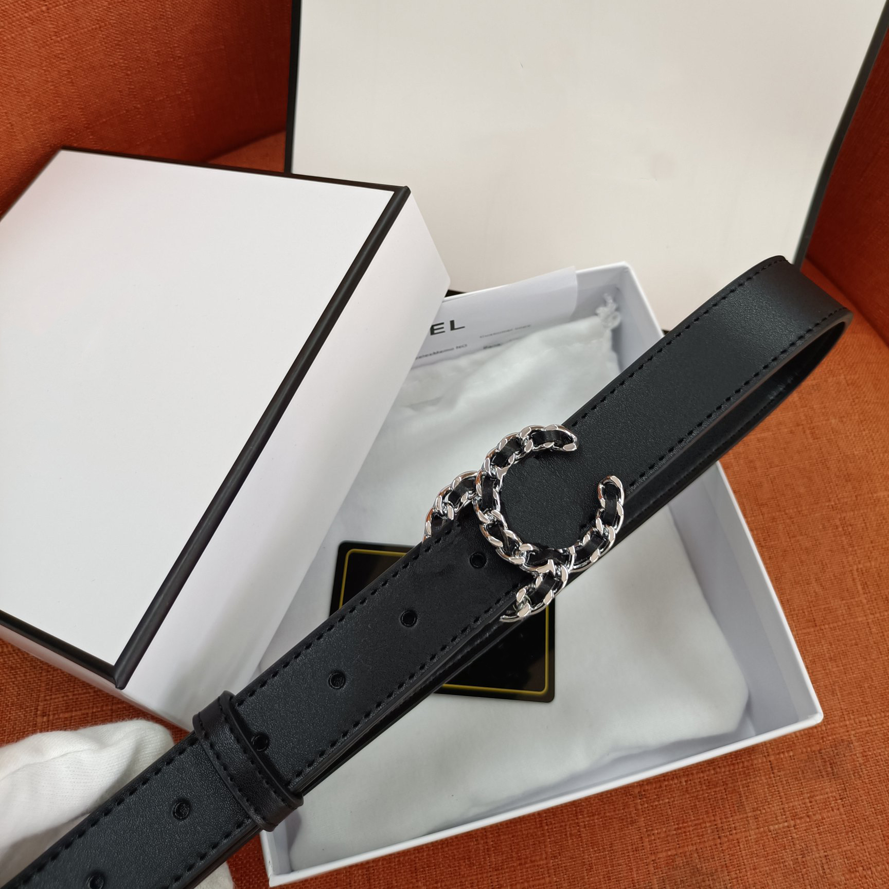 Quiet Belt Active Great Litchi Classic Designer Belt S Belts Noble Solid Color for Women Simple and Elegant Pin Needle Buckle Beltss Design Width-image-940703936