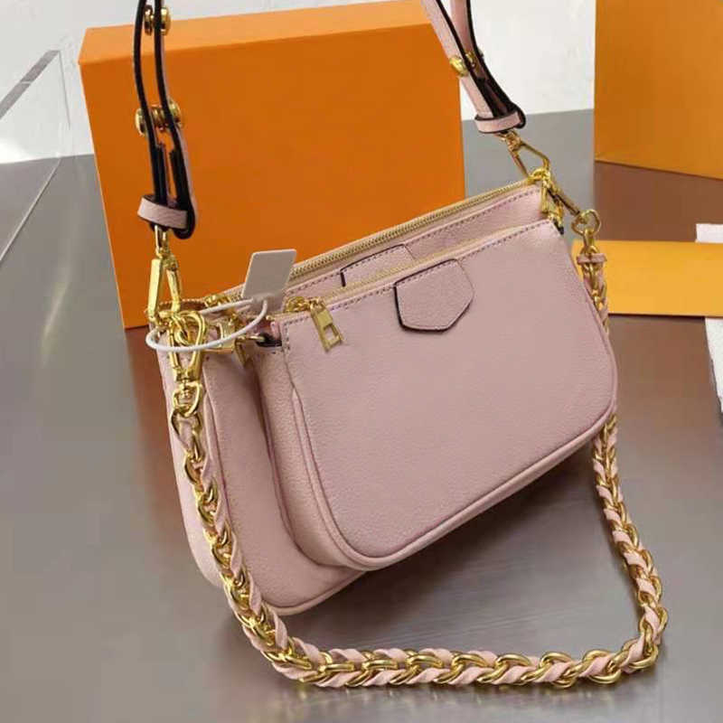 

Bags Lvity Designer Two-piece t suit 2022 ladies 4-color leather hand with original box date code wallet hand single shoulder wholesale messenger, Blue