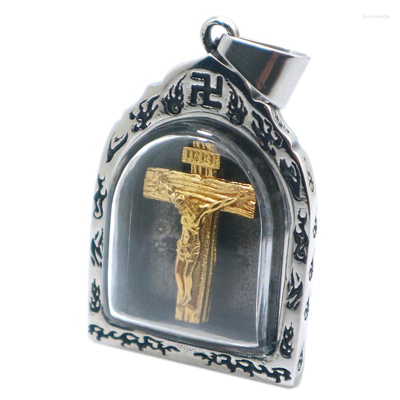 

Pendant Necklaces Unisex 316L Stainless Steel Cross Jesus