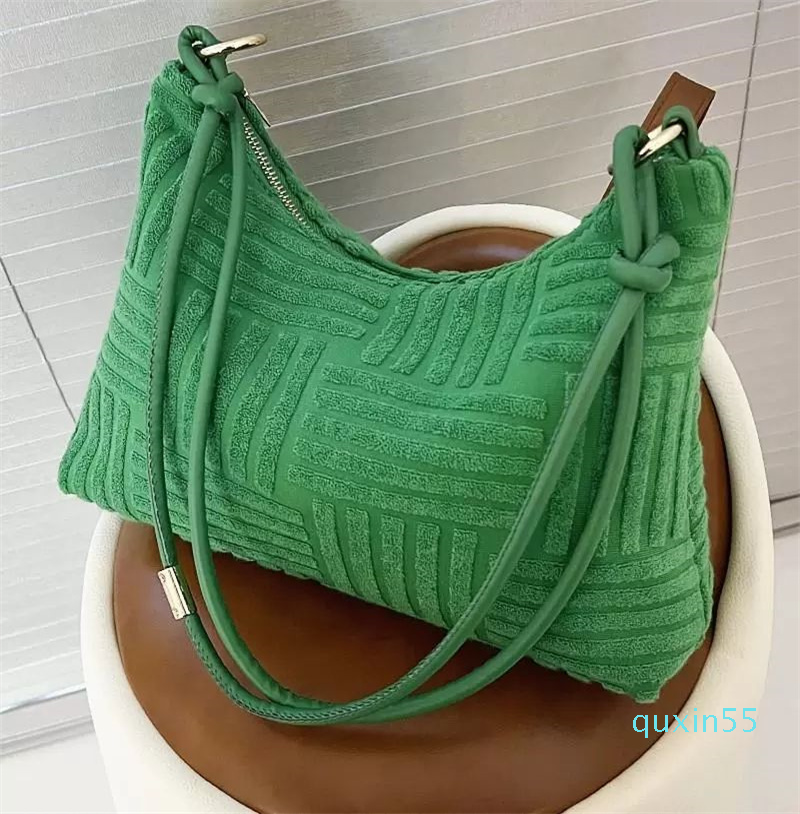 

Evening Bags Designer Towel Underarm Bag Women Shoulder Fashion Handbags, Black
