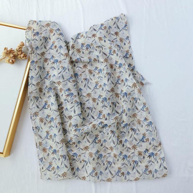 

Scarves 2022 Est Beautiful Dandelion Print Shawls Long Leaves Wrap Scarf Hijab Muffler