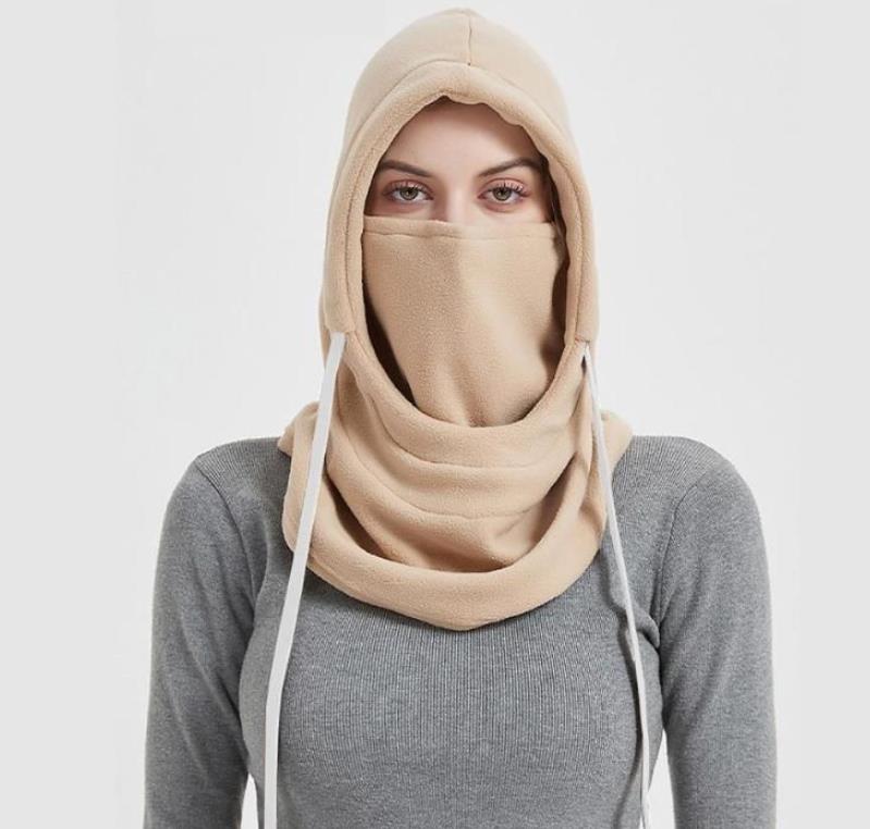 

Bandanas Winter Plus Velvet Riding Hood Mask Unisex Skiing Cycling Balaclava Outdoor Sports