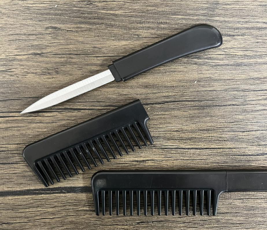 

Fashion Accessories Brush Comb SelfDefense Small Knife For Women5669044