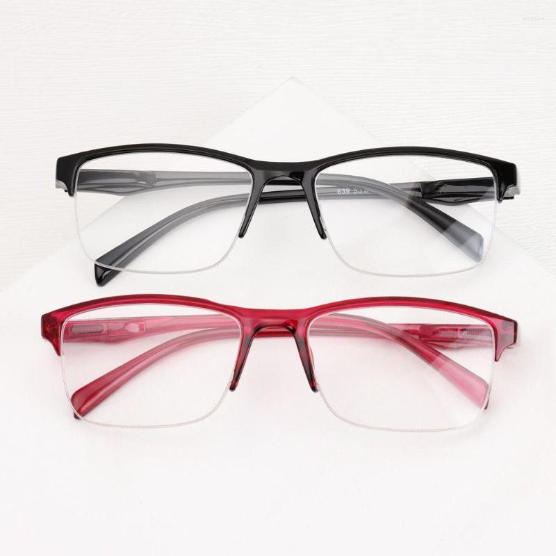 

Sunglasses Fashion Comfortable Reading Glasses Unisex Vintage Portable Ultra Light Frame PC Eyeglasses Computer Goggles Eye Protection