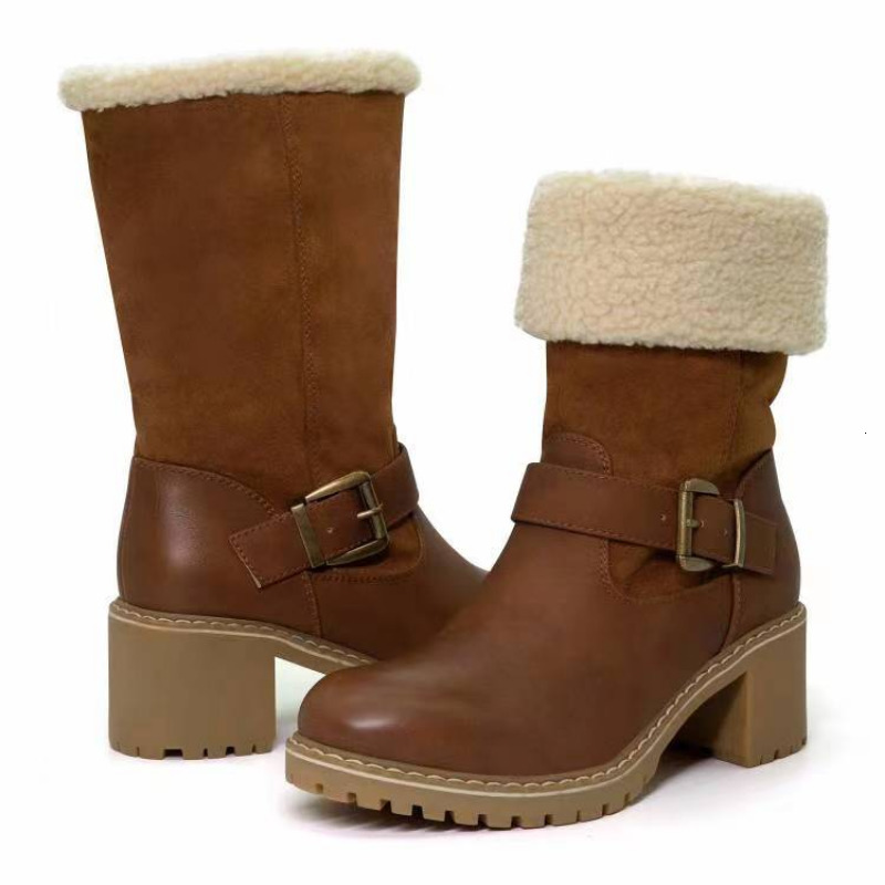 

Boots Women Winter Fur Warm Snow Boots Ladies Warm wool booties Ankle Boot Comfortable Shoes plus size 3543 Casual Women Mid Boots 221114, Wj013-green