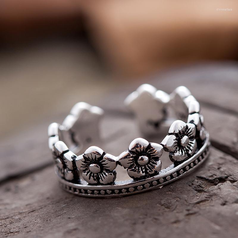 

Wedding Rings Trendy Charm Crown For Women Men Boho Knuckle Party Punk Cocktail Jewelry Girls Gift Anillos Bijoux