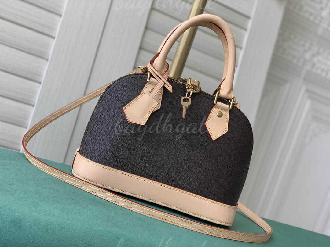 

Luxurys Designers Lvity Bag High Quality Fashion Shoulder Onthego Medium Tote Women Handbags By The Pool Monograms embossing Messenger, Brown