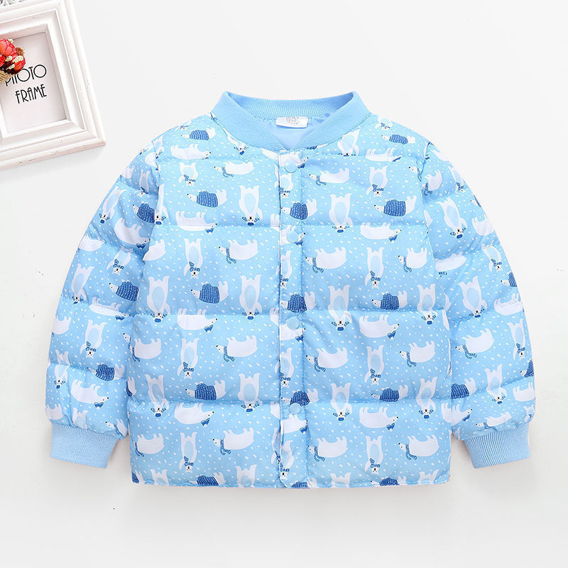 

Rompers Autumn and Winter Children's Down Padded Jacket Boys and Girls Jackets 9 Months To Three Years Old Baby Winter Clothes 221114