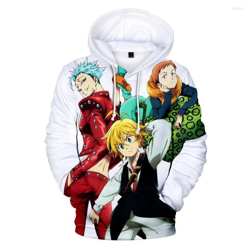 

Men's Hoodies Anime 3D Nanatsu No Taizai Cartoon In Men/women Sweatshirt Long Sleeve Autumn High Quality Youth Pullovers