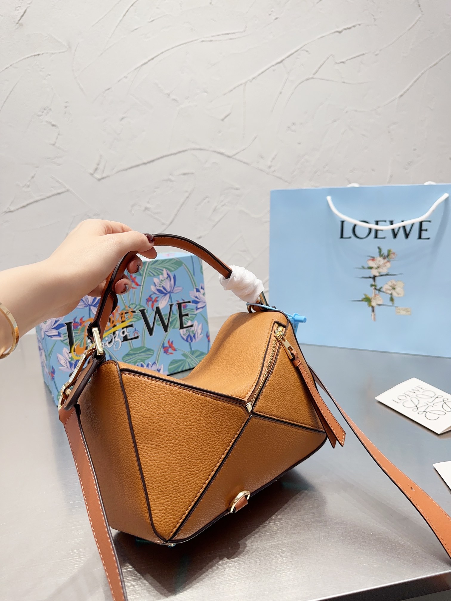 LOEWE PUZZLE classique porte une princesse sacs avec boîte d'origine