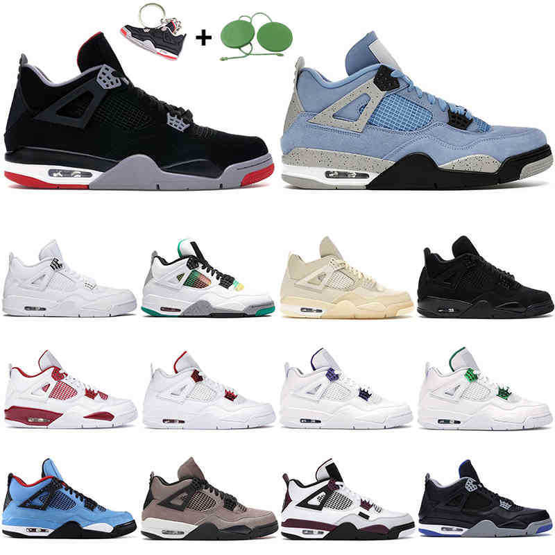 

Basketball Shoes Men 4s 4 University Blue Black Cat Pure Money Cool Grey Royalty University Red Union Guava Lemon Venom Thunder Mens Cheap, Dark red black