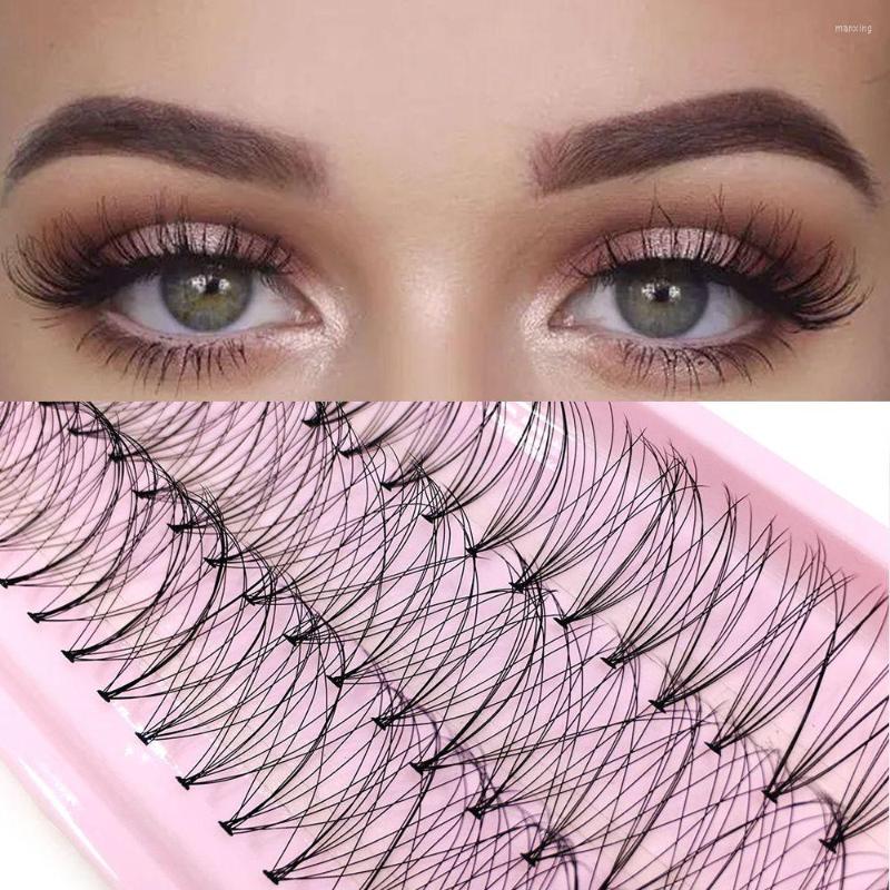 

False Eyelashes Length Optional Eyelash Extension Professional Fake Lashes Volume Cluster Grafting Long Natural 10D