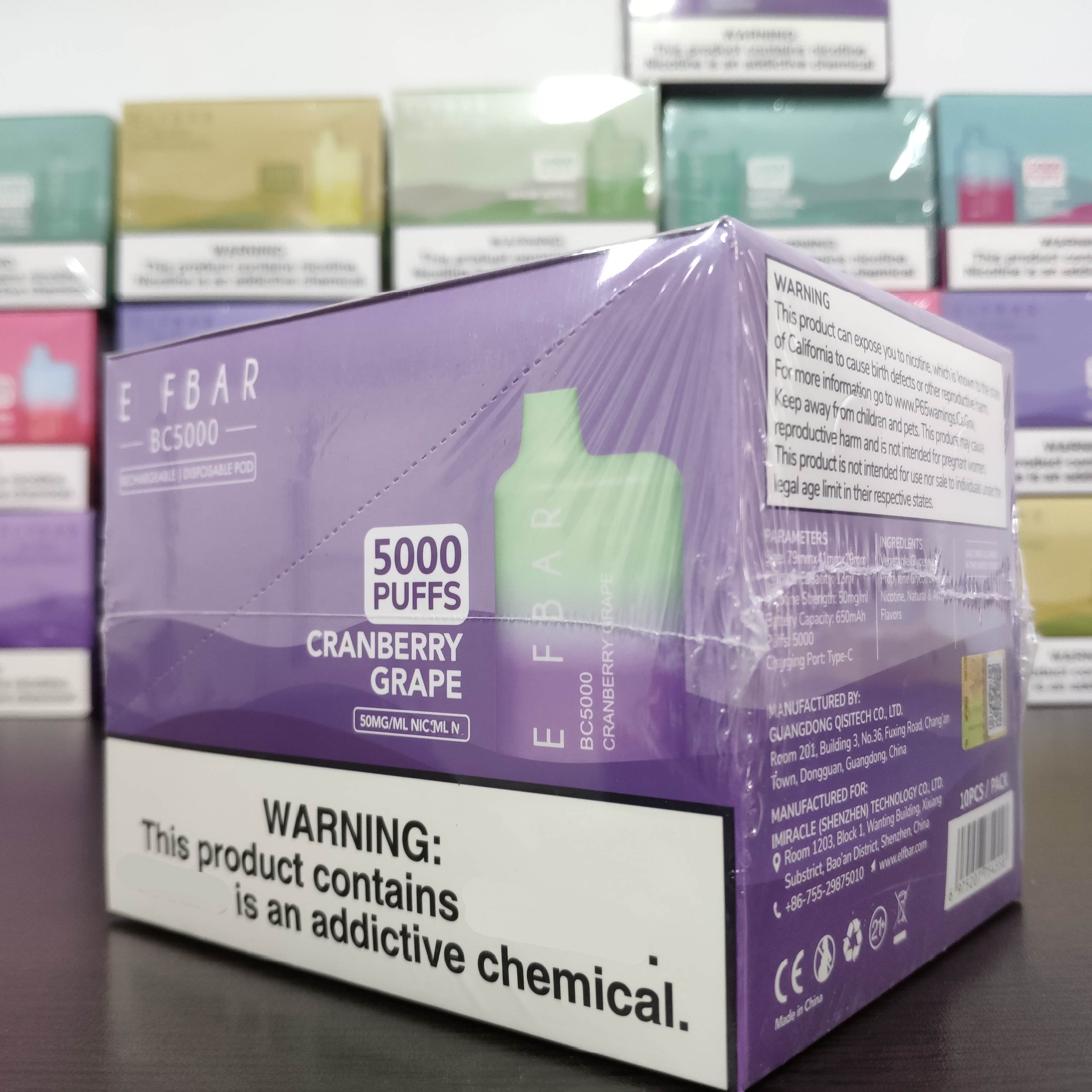 

ELF 5000 PUFFS BAR Disposable Electronic Cigarette 13ml wholesale Vape pen