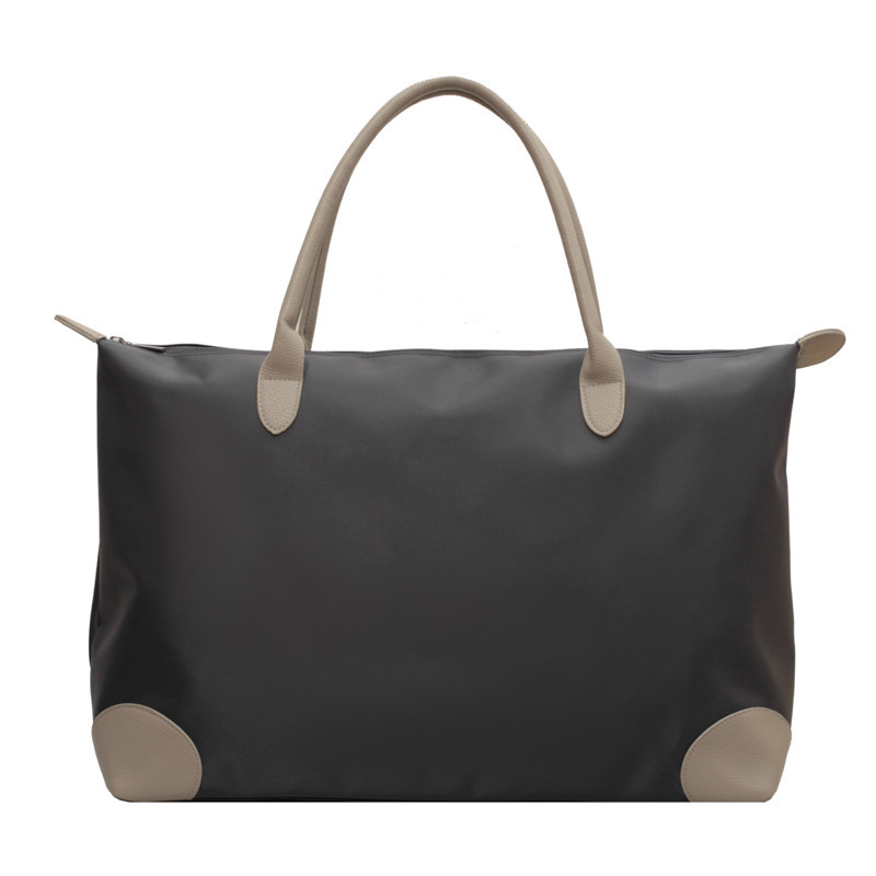 

Duffel Bags Ladies Casual Travel Bag Large Capacity Shoulder Handbags Solid Color Travel Totes for Women 221114, Lgrey pic living