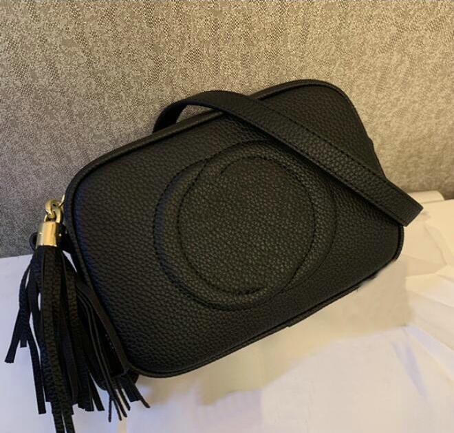 

luxurys designers Tassel Handbags bag Women Leather fashionable Soho Disco Shoulder Bag Fringed Messenger Purse Crossbody Bags Wallet, Black
