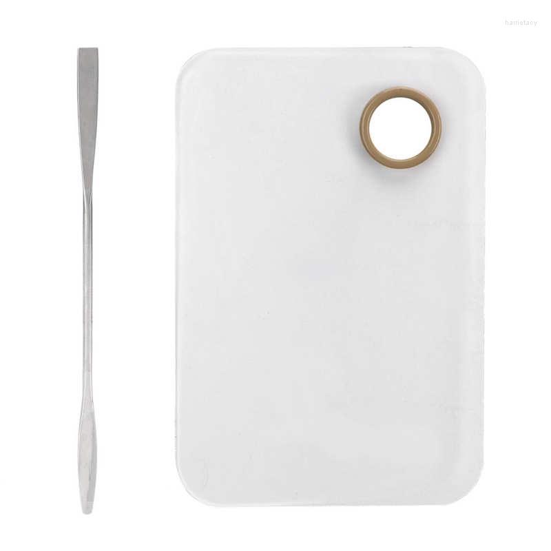 

Makeup Sponges Eye Shadow Mixing Palette Compact Multifunction Applicators Acrylic With Spatula For Eyelash Glue