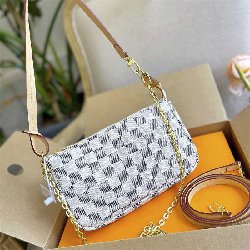 

Evening Bags Multi Pochette Accessoires high quality selling handbag bags luxury designer Shoulders crossbody Wallet lady Tote original purse real, Colour 1