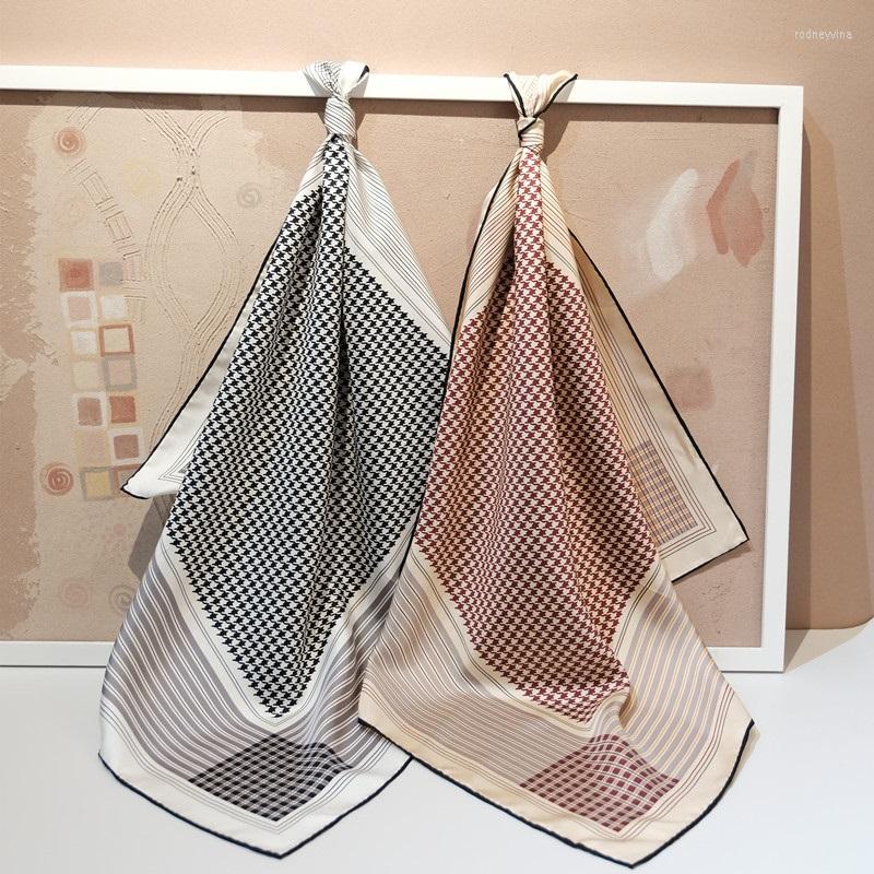

Scarves 25" Square Head For Hair Wrapping Fashion Print Women Ladies Neck Scarfs 2022 Autumn Type