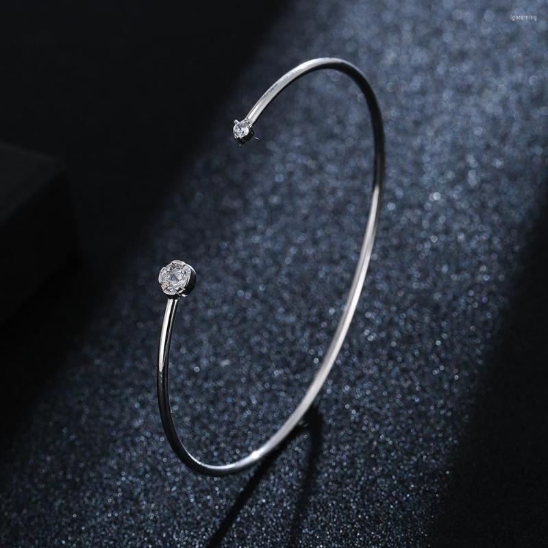 

Link Bracelets Emmaya Fashion Elegant Bracelet For Women&Girls Modern Style Decoration With Tiny Geometry Zirconia Party Fine Jewelry