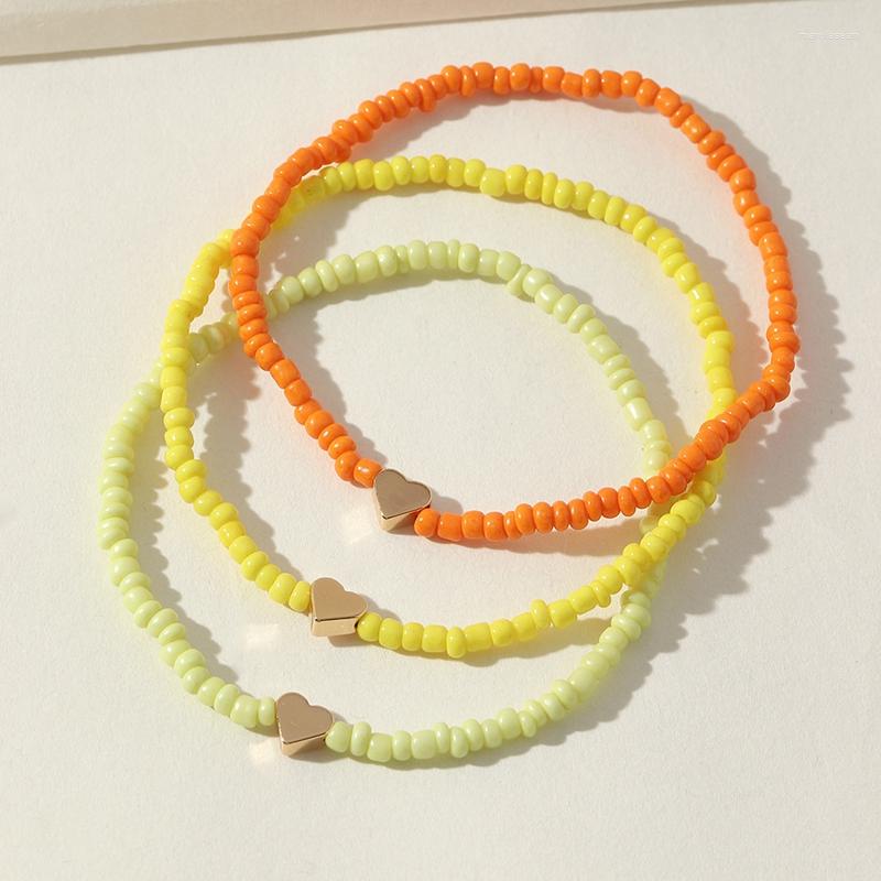 

Anklets Rainbow Beaded Anklet Bracelet For Women Colorful Barefoot On Leg Ankle Jewelry Bohemian Foot Chain Boho Holiday