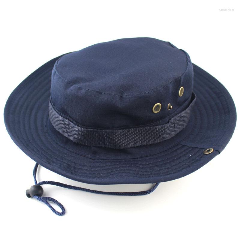 

Berets Summer Tactical Cap Men Outdoor Fishing Anti-UV Breathable Sun Hat Man Large Wide Brim Hiking Hunting Bucket Hats, Khaki
