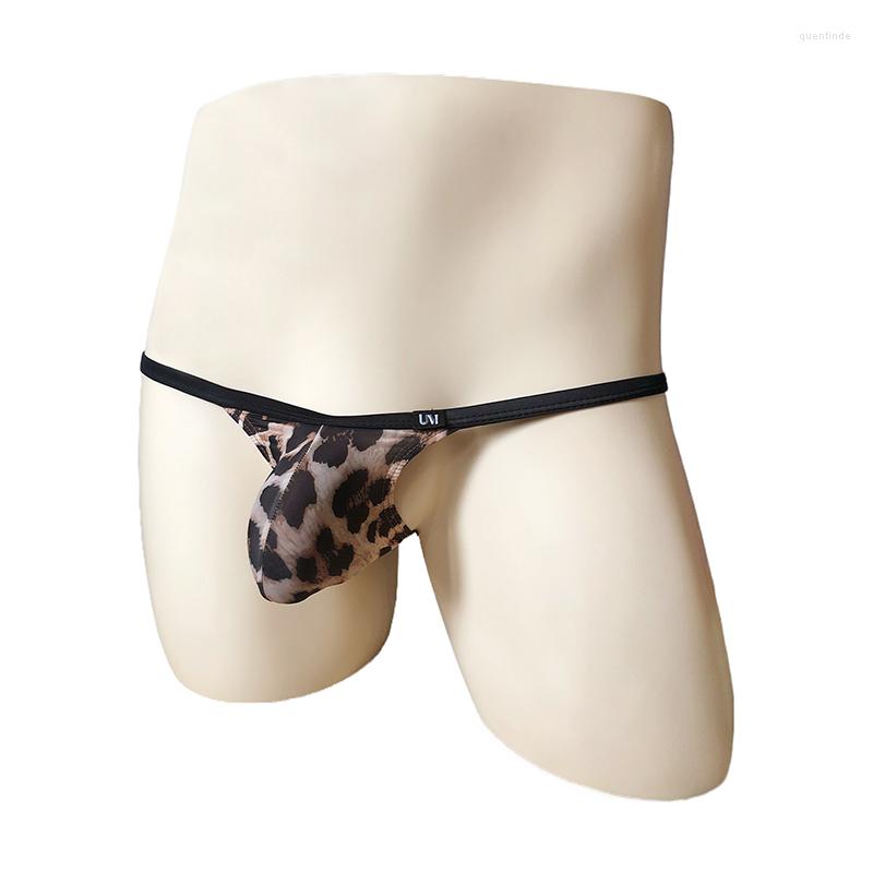 

Underpants Printed Briefs For Men Low Waist Bulging Pouch Three-dimensional And Thin Ice Underwear Sexy Comfortable