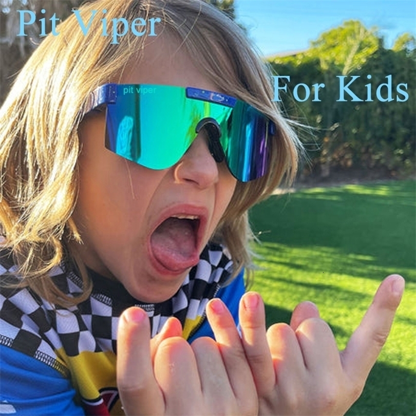 

Outdoor Eyewear PIT VIPER XS Kids Polarized Sunglasses Boys Girls Sport Cycling Mtb Bike Bicycle Goggles UV400 Glasses With Box 221114