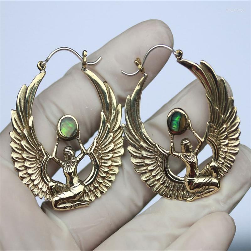 

Dangle Earrings Bronze Color Angel Women's High-End Retro Creative Jewelry Fashion Beautiful Personality