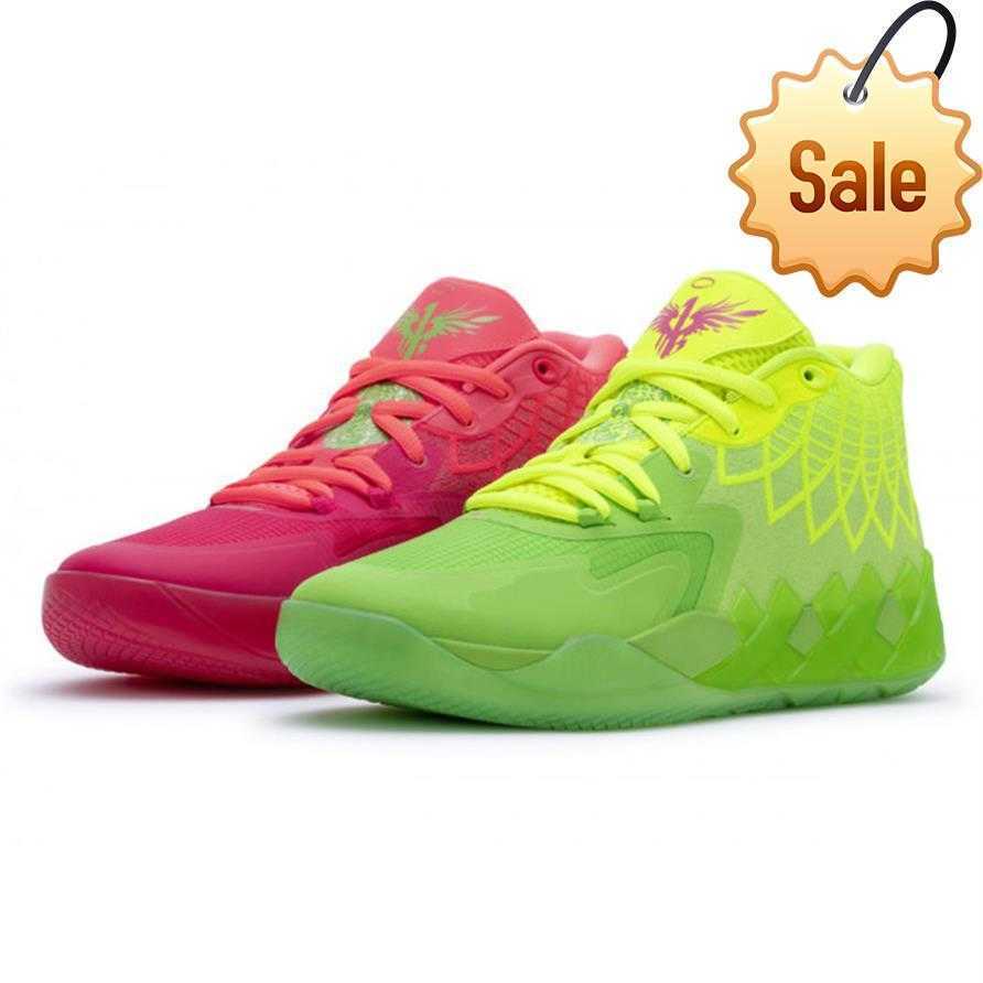 

OG Rick And Morty Kids Basketball Shoes Galaxy Buzz City Black Blast Queen Citys Rock Ridge Red Not From Here Top Quality MB 01 Sport331I