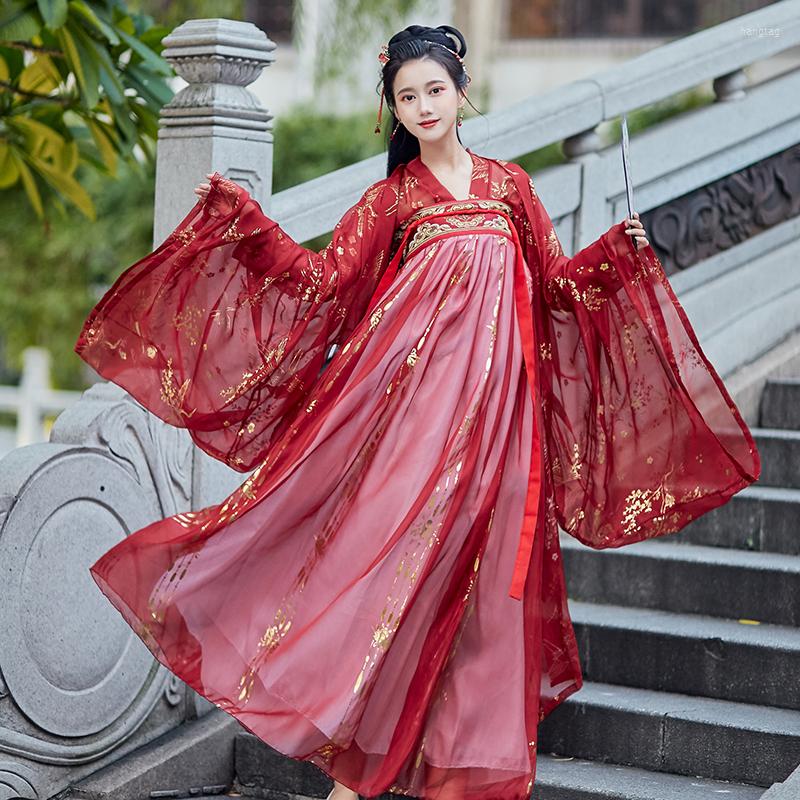 

Stage Wear Traditional Dance Costumes Hanfu Women Singer Festival Rave Outfit Folk Fairy Dress Oriental Performance Clothing DC4095, Blue 2 pcs set