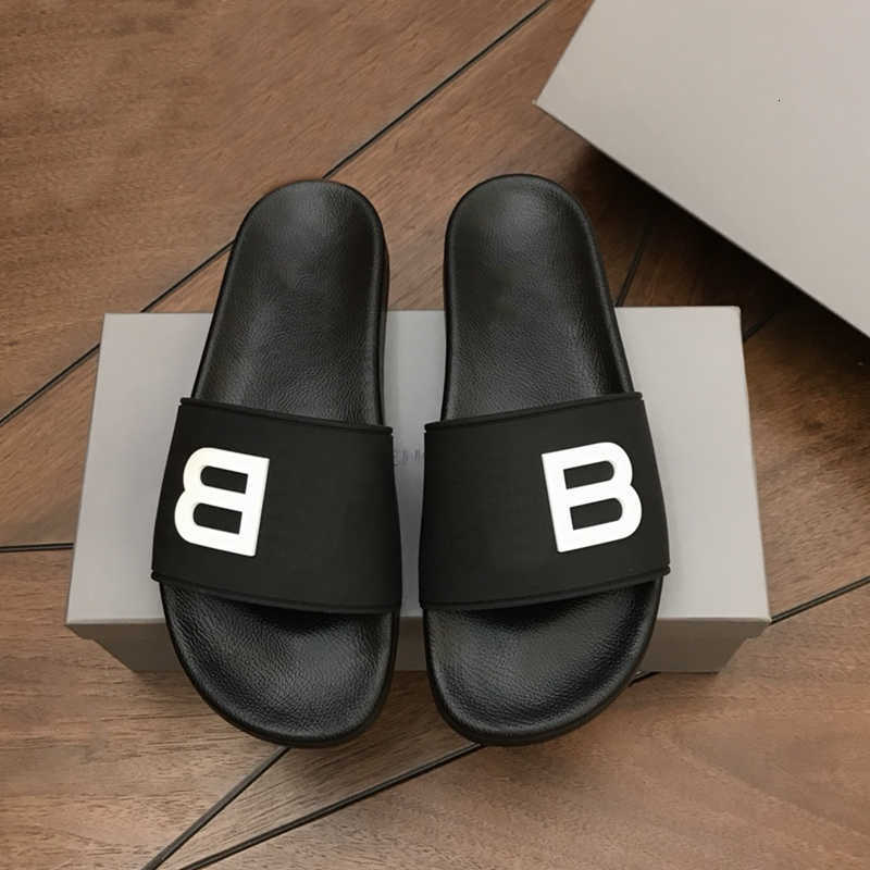 

Quality Womens Slippers Mens 2022 Top Slipper Three-dimensional Font Shoes Slide Summer Fashion Wide Flat Sandals Flip Flop with Box 36-46, Bb-10