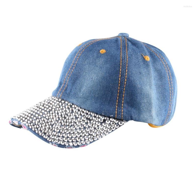 

Ball Caps Women Men Rhinestone Baseball Cap Unisex Snapback Hip Hop Flat Hat Chew