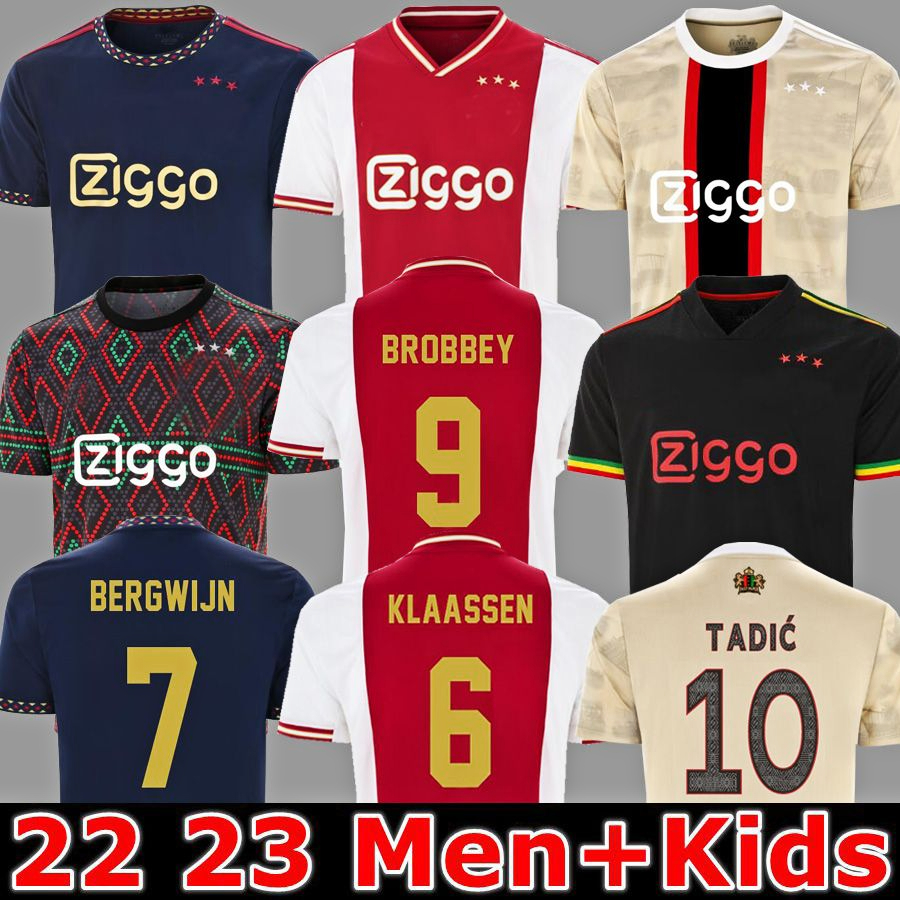 

TADIC 21 22 23 Soccer Jerseys fans player BASSEY BERGHUIS Third black Kit BLIND KLAASSEN TAYLOR 2022 2023 football shirts men kids uniforms BERGWIJN 1115, 22 23 home aldult ucl