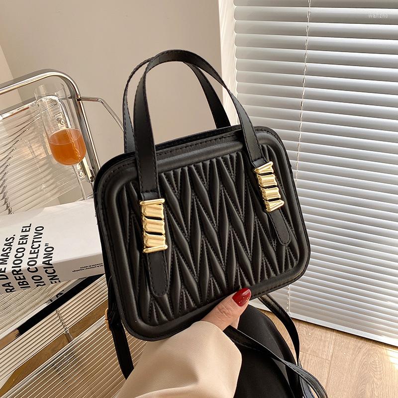 

Evening Bags Retro Small Women's Spring Crossbody Bag Fashion Handbag Biscuit, Black