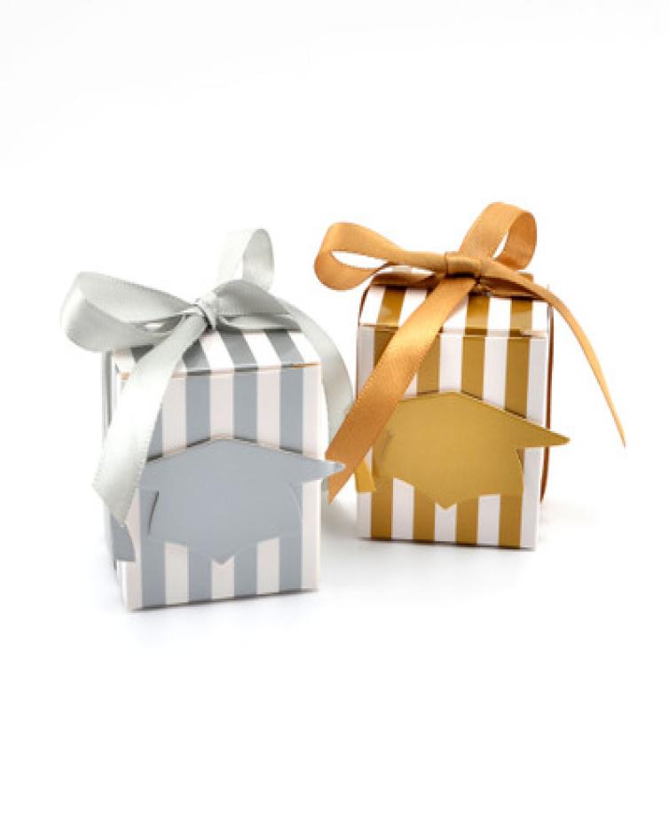 

Special Graduation Candy Boxes Beautiful Doctor Hat Shaped Square Paper Gift Box for Guests Novelty Party Favors2838497, Gold
