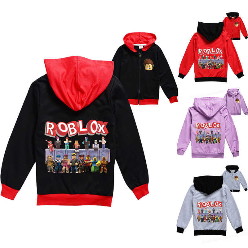 

Men's Hoodies Sweatshirts Robloxs Hoodie Coat Unisex Boy Girl Thin Shirt Sweatshirts Cartoon Zipper Sweatshirt Hooded Jacket Autumn Pullovers Tops Gift T221114, Purple