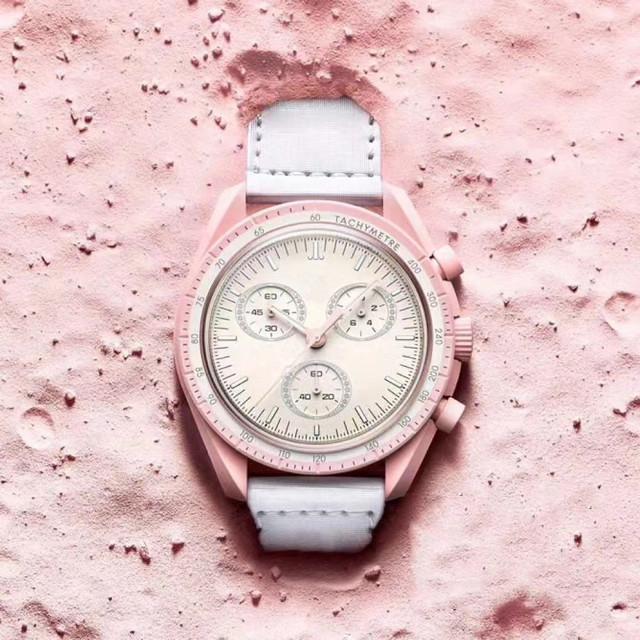 

Bioceramic Planet Moon Watches Full Function Quarz Chronograph Watch Mission To Mercury 42mm Nylon Luxury Watch Limited Edition Master Wristwatches, Accessories